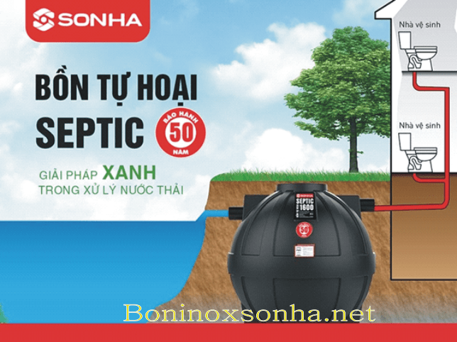 cơ cấu hình ảnh bể phốt sơn hà