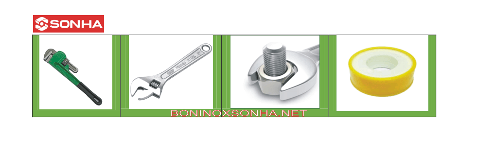 cà lê kìm mỏ nếp lắp bồn nước sơn hà