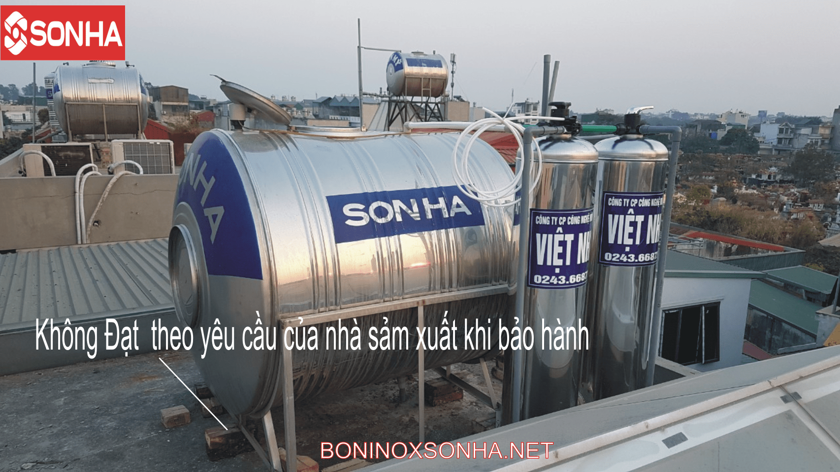 bể đặt không an toàn sơn hà