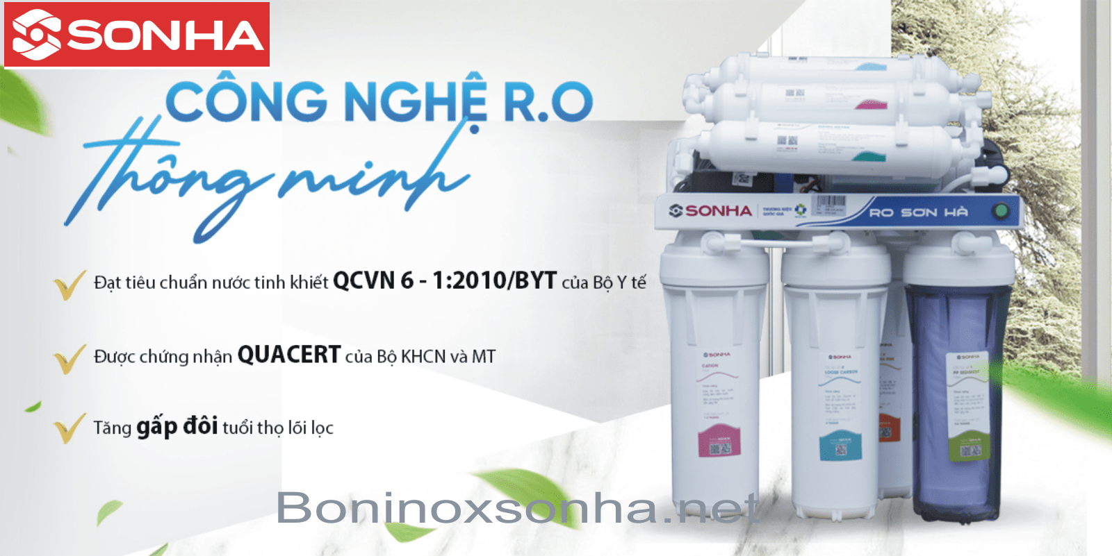 công nghệ máy lọc ro sơn hà