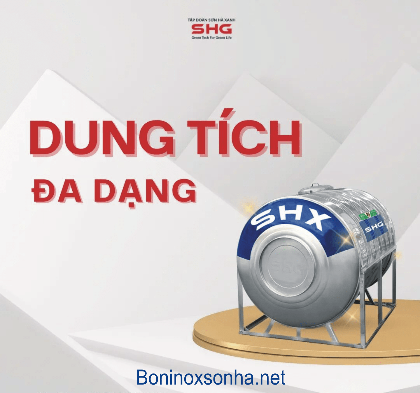bồn nước sơn hà shx
