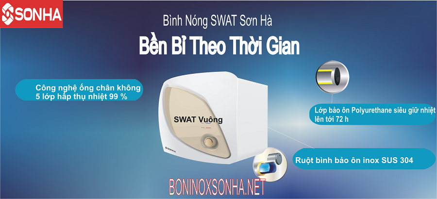 bình nóng son ha