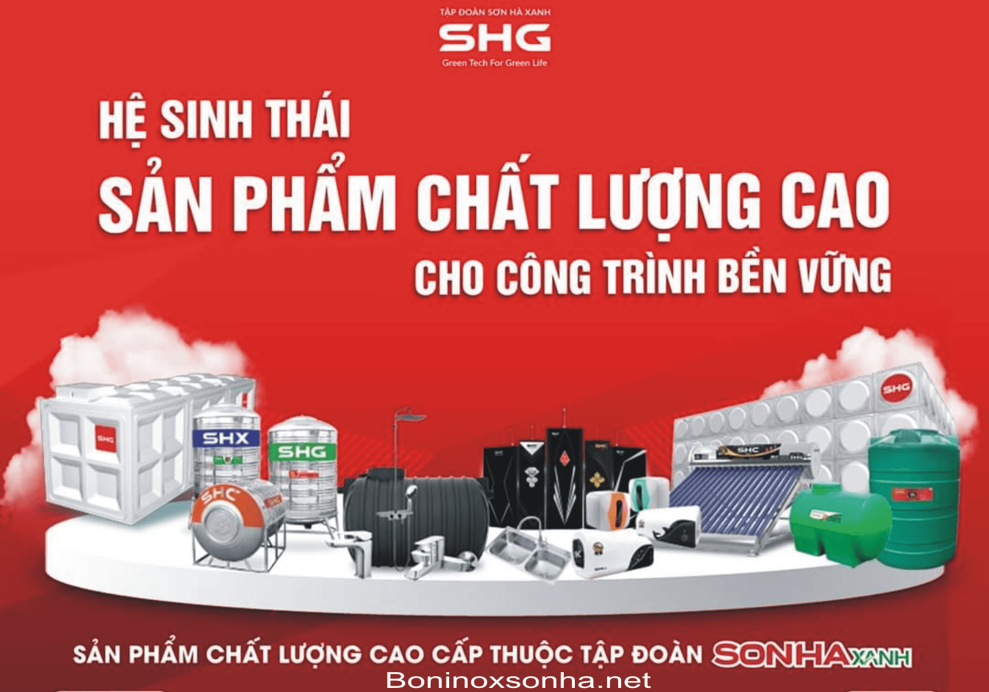 các sản phẩm công ty sơn hà xanh SHG
