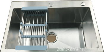 Chậu 1 Hố Đúc 6845 inox 304 Việt Nam