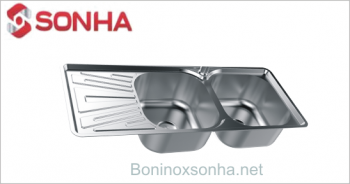 Chậu 2 Hố 1 Bàn S100S