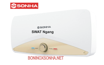 Bình nước nóng Sơn Hà SWAT ngang 15 lít (SW 15NO)